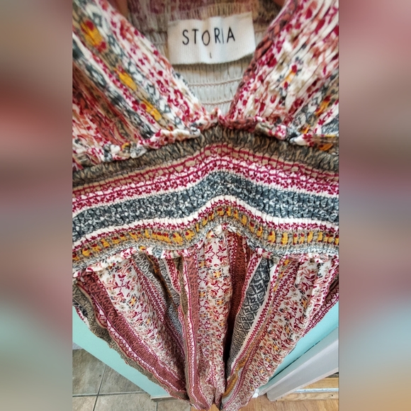 NWT - Boho Mosaic Romper - Picture 5 of 7